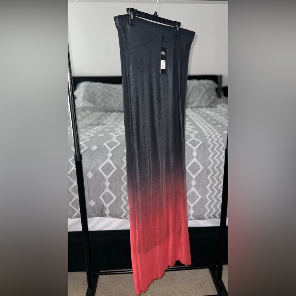New Ombre Maxi Skirt Size 1X - Picture 4 of 6